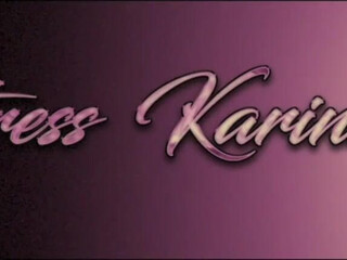 Mistress Karina solid whore handjob cap