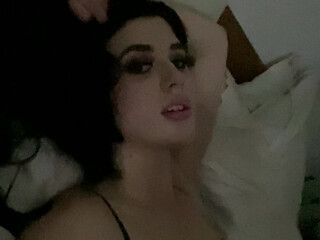 Mistress Karina vicious bitch tightly stretches her pussy