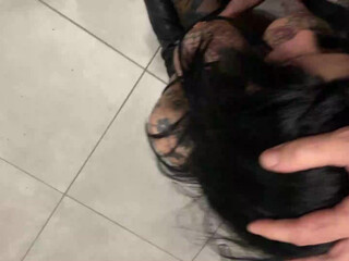 Megan Inky aka inky real tender small fucks herself in the pussy