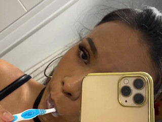 Anastasia Penny spicy slut caresses nipples