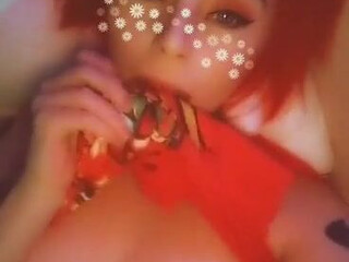 thegoldengoddes charming bitch caresses big tits