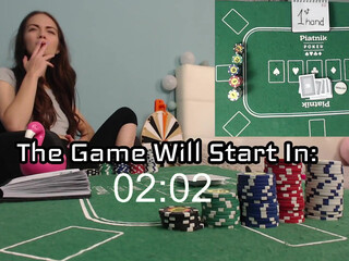 strippokernight crazy slut gently pulls pussy