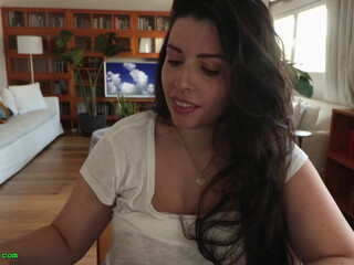 mila_ sexy babe caresses fingers