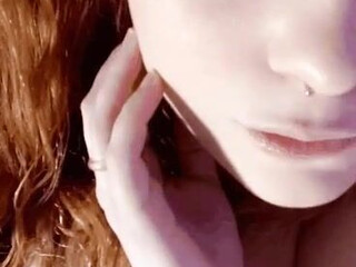 summerhart cute lady gently massages pussy