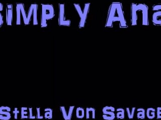 Stella_Von_Savage naughty fat lady is fondling saggy boobs