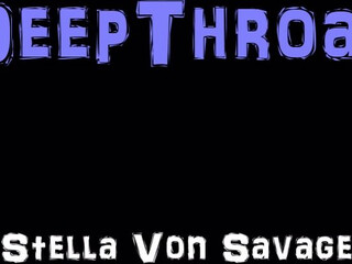 Stella_Von_Savage openwork blonde dancing a striptease