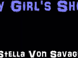 Stella_Von_Savage the calf jerks off and cums