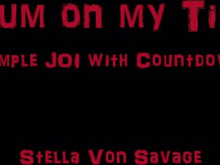 Stella_Von_Savage caresses his magnificent body