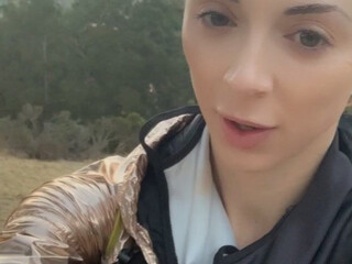 London Lix OF adorable female fingers her anus