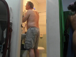 sexy_gaming_couple delightful girl caresses big boobs