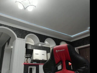 mysat busty chick caresses shaved pussy