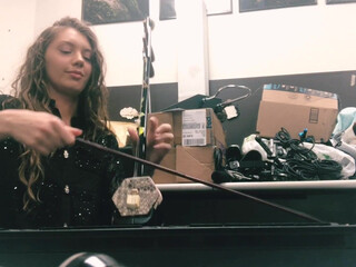 elenakoshkaxoxo lustful female passionately fucks her cunt