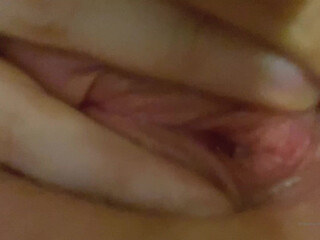 elenakoshkaxoxo elegant slut caresses shaved pussy