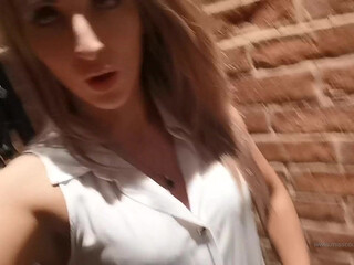 Mistress Courtney aka misscourtneym onlyfans slim model furiously fucking cunt