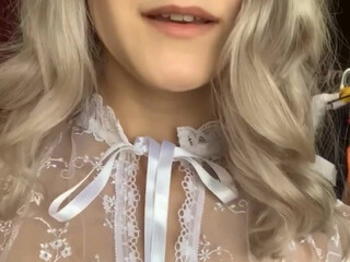 evaelfie beautiful schoolgirl fucks juicy pussy