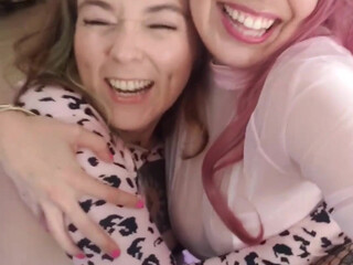 Little Puck onlyfans and finally decided to jerk off her shaved pussy