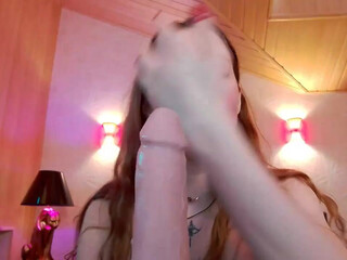 immature_babyy breathtaking babe planting in a dildo