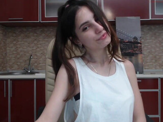 ghostyboo busty bitch jerks pussy with phallus