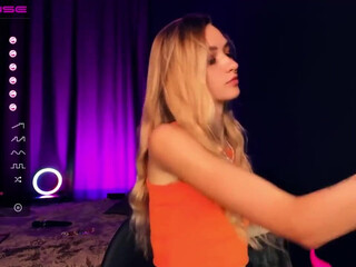 _grace_ caresses pussy through panties