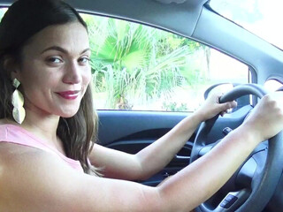 Alyssa Reece Juicy brunette fucks both holes hard