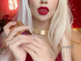 feliciavoxcosplay slut caresses his cap