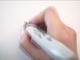 AstroDomina pretty lady gently masturbates cunt