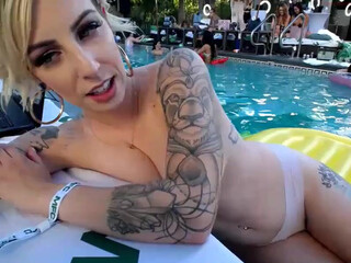 abbeyrhode hot slut caresses big tits