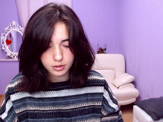 nani_kim attractive chick diligently licks dildo