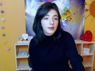 nani_kim doll in stockings pulls pussy with fingers