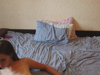 smoothie_cute beautiful female strips and jerks off