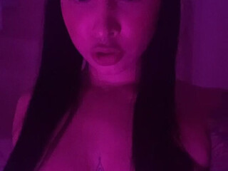 pocahontasoficial  graceful female admires beautiful tits