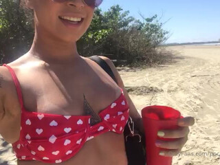 pocahontasoficial  sexy brown hair caresses shaved holes