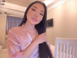 elikacute attractive slut caresses shaved cunt