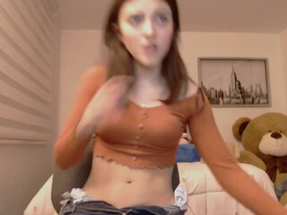 angelaagh busty bitch caresses nipples