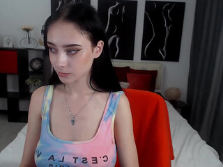 ronandalice very hot lady in sexy black lingerie