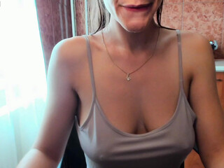 nickyplus busty  caresses shaved vagina