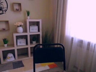 mila_aime amazing female caresses shaved pussy