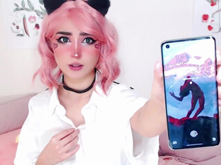 lizzyhoney_ beautiful schoolgirl fucks juicy pussy