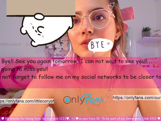 little_cory sweet thing masturbates shaved cunt