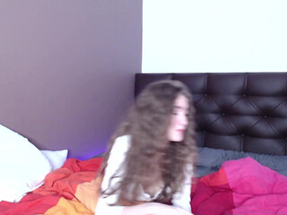 purple_cats busty bitch caresses nipples