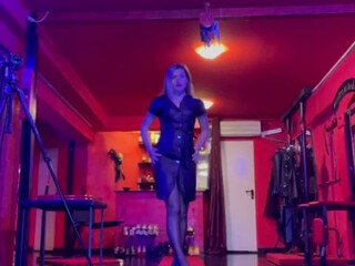 mistressiside  beautiful chick divinely caresses charms