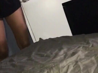 Ricky Johnson  sexy lady masturbates ass anus