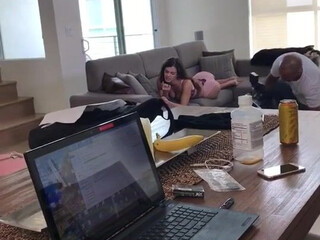 Ricky Johnson  showing off her body