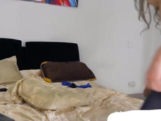 Brandy Mia aka brandymia onlyfans sexy doll is played with the clitoris