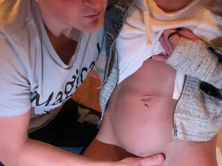 YourDreamCouple  stretching my wet big pussy