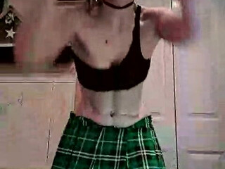 lawlessangel87 Red-haired slut strips and pussy pulls