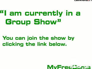 ka8eeowen  aka kateelife Awesome brown girl in white stockings tickles her cap delicately