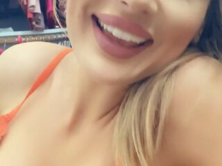 molly eskam Gorgeous chick caresses shaved cunt