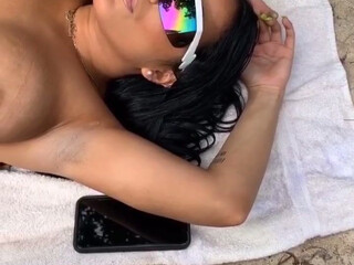 mackenzie zamb Seductive and hot beauty pulls vagina