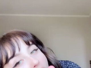 lavlitt goatgirl666 Charming bitch caresses shaved cunt